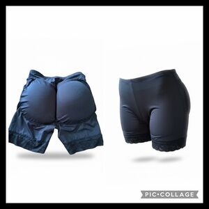 Padded Butt-Lift Shapewear Shorts Sz S